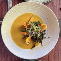 Sauteed vegetables with yellow curry and wild rice  at De Tokio a Lima in Mallorca