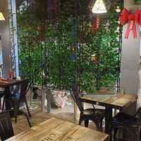 Inside at Secret Garden Restaurant and Bar 贡茶 in Belize City