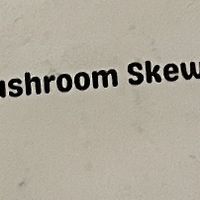 Kabob menu page (gluten skewers are vegan)  at Mrs Khan Uyghur Cuisine in Menlo Park