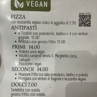 Vegan options   at Trattoria Pizzeria dal Bergomi in Varedo