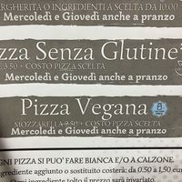 Vegan pizza  at Trattoria Pizzeria dal Bergomi in Varedo
