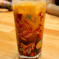 Thai Iced Tea at Thai Idea Vegetarian in San Francisco