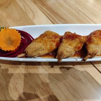 Bomb Wings (wow!) at Thai Idea Vegetarian in San Francisco