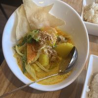 Yellow curry   at Thai Idea Vegetarian in San Francisco