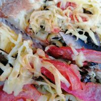 Pizza up close! at Pizza Fiesta in Kalampaka