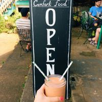 Hawaiian punch smoothie  at Sweet Potato Kitchen in Hawi