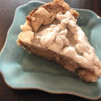 Banana cream pie at Sweet Potato Kitchen in Hawi
