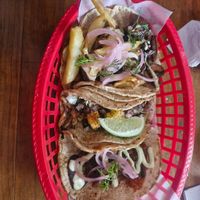 Tacos at La Victoria-Taquería in Bogota