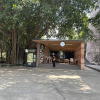 The entry, located inside the museum  at Trúc Lâm Restaurant in Hanoi