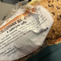 Clearly labelled vegan   at BioPoint in Prague