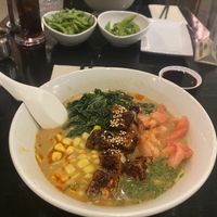 Spicy vegan miso  at Momosan Waikiki in Honolulu