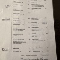 Menu  at Whalers Galley Cafe in Albany