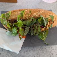 Vegan banh mi at SGN - Star Cafe in Ho Chi Minh City
