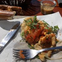 Vegan eggs  at Sonnenalm in Garmisch-partenkirchen