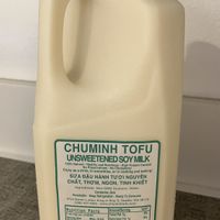 Fresh soymilk  at ChuMinh Tofu and Vegan Deli in Seattle