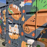 Happy food  at ChuMinh Tofu and Vegan Deli in Seattle