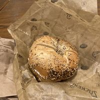 Bagel and shmear   at Zucker's Bagels & Smoked Fish in New York City