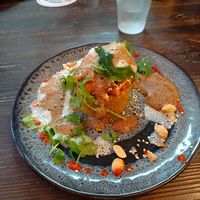 Veganer Couscous-Salat mit Papaya at WeinGUT - Wein & Tapas in Neustadt