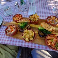 Vegan afternoon tea at Meryem's Hotel in Kyrenia