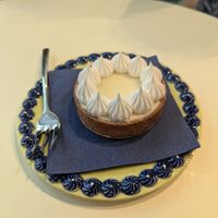 Lemon Tartlet at Chez Fritz in Vienna