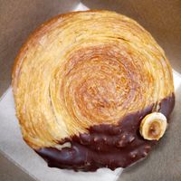 Haselnut - chocolate roll at Chez Fritz in Vienna