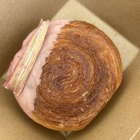 Rhubarb Tonka Roll 7,50€  at Chez Fritz in Vienna