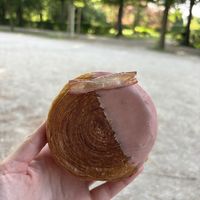 rhubarb roll  at Chez Fritz in Vienna