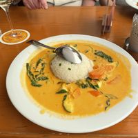 Vegetable red curryy  at Hofbräu in Bamberg