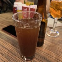 Cerveza cubana  at Monumental Burger in Mexico City