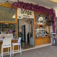 exterior at Drops Coffee & Brunch in Crete