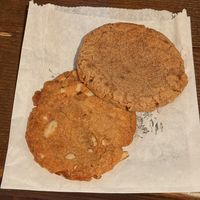 Amaretto and Cinnamon cookies  at Sebastopol Cookie Company in Sebastopol