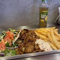 Kebab plate  at Zerö Kebab in Berlin