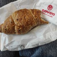 Blueberry croissant at Covim Coffee in Genoa