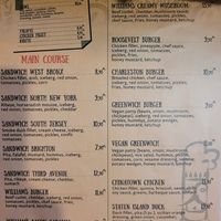 Menu at Barista&Chef in Baku