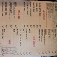 Menu at Barista&Chef in Baku