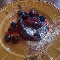 Moelleux au chocolat at Vegan Chouke in Brussels