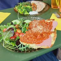 Gyros pocket & croque boum boum at Vegan Chouke in Brussels