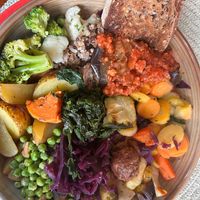 Chouke bowl at Vegan Chouke in Brussels