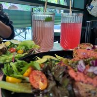 Homemade lemonade at Vegan Chouke in Brussels