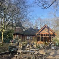   at Queen's Wood Cafe in North London