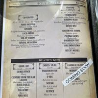 Menu   at Memento Mori Cafe in Portland