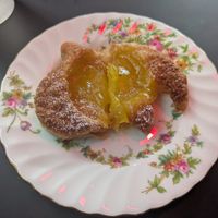 Lemon Ghost from the display case at Memento Mori Cafe in Portland