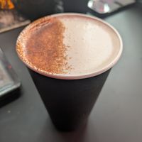 She Who Haunts (seasonal drink, pumpkin cookie butter chai) at Memento Mori Cafe in Portland