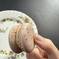 Chai Macaron  at Memento Mori Cafe in Portland