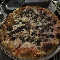 Mushroom pizzaa  at The Greenwich in Denver
