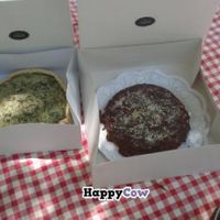 Spinach pie and chocolate cake :) at A Cozinha Verde in Lisbon