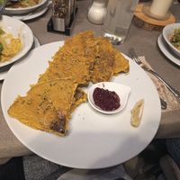 Gebackener Parasol im Tempuramantel at Hofkuchel in Semriach