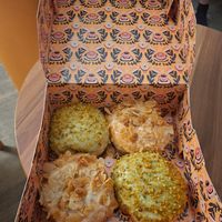 Pistaccio & almond at Brammibals Donuts - Europlatz in Berlin