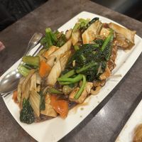 Mixed veggies wok fried noodles   at Mi  in Richmond