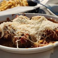 Meatless Ball Bake at Fred's Italian Restaurant in Grand Rapids
